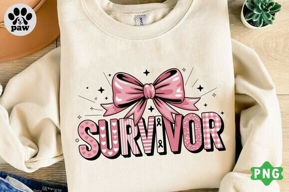 Crafting Powerful Messages with the Breast Cancer Survivor Graphic PNG