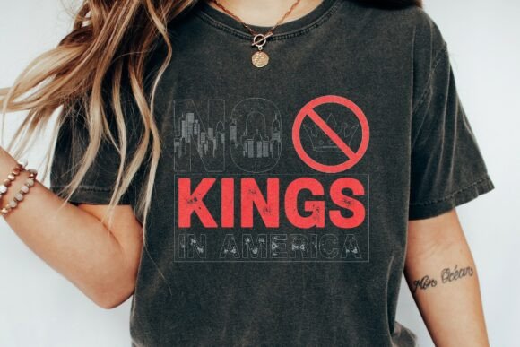 Embrace Patriotic Pride with No Kings in America Graphic Design