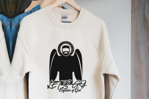 Jesus Christ Retro SVG Graphic: A Vintage Faith Design