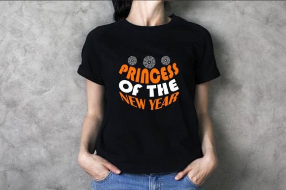 Princess of the New Year: A Versatile Graphic Design Asset