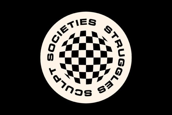 Retro Circle Badge Typography: A Modern Design Asset