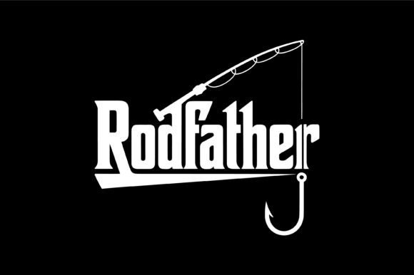 Rodfather Fishing Hook Graphic Design: A Catch for Creators