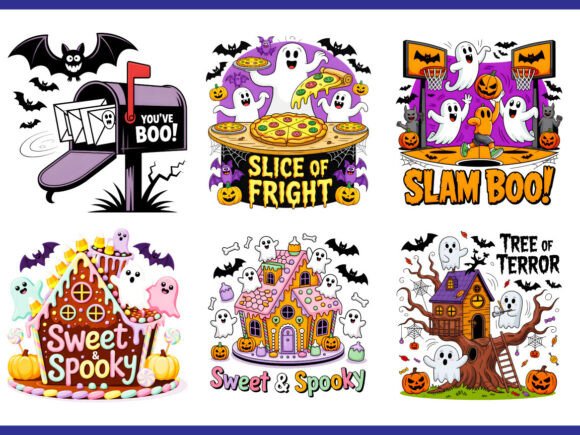 Unleash the Spirit: A Spooky Halloween Graphic T-Shirt Design
