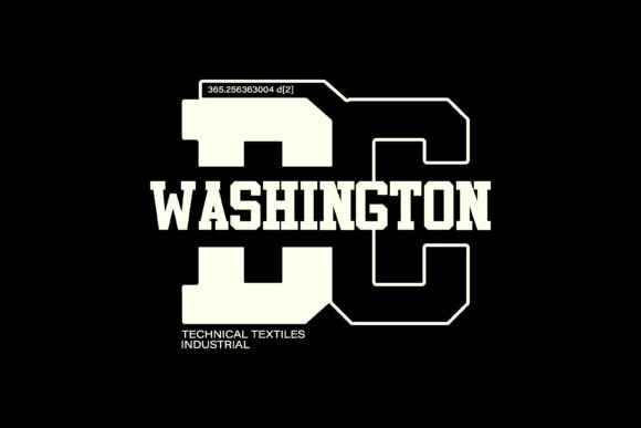 Washington Typography Badge Graphic: A Designer's Perspective